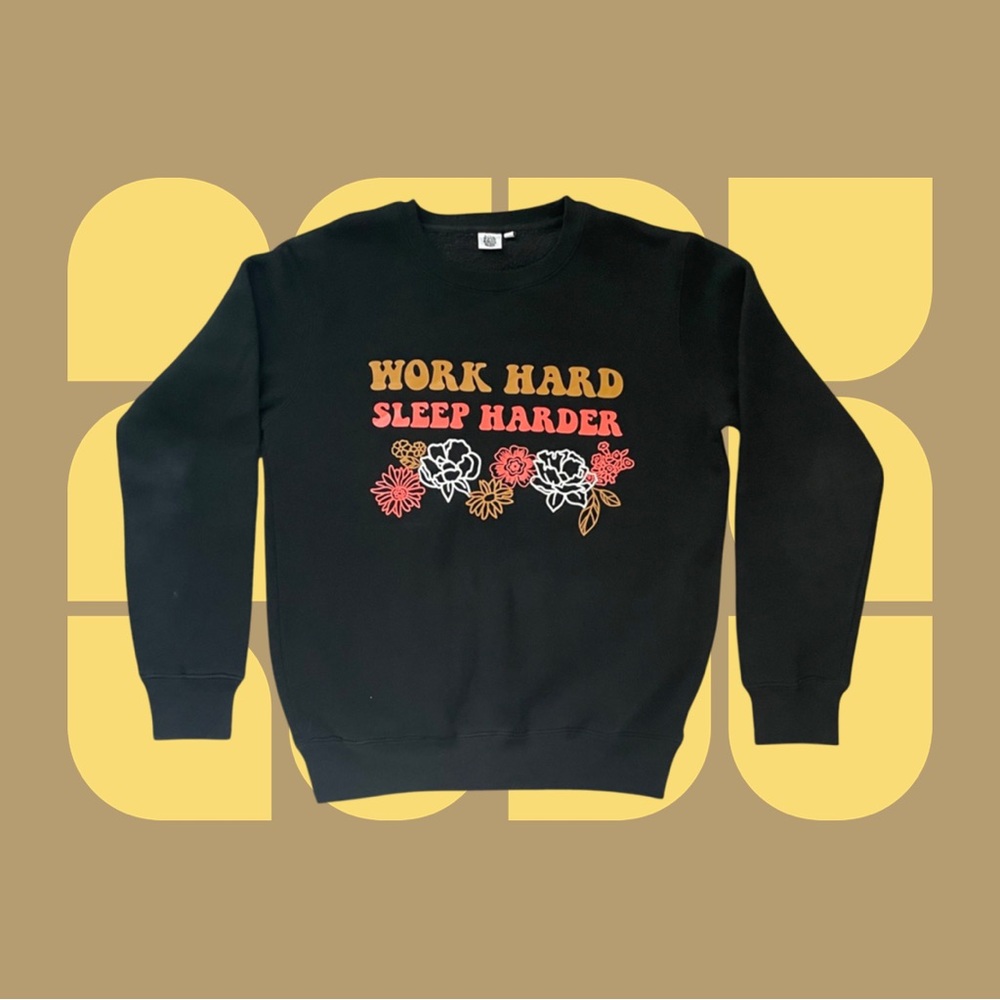 Work Hard Sleep Harder Graphic Sweatshirt
